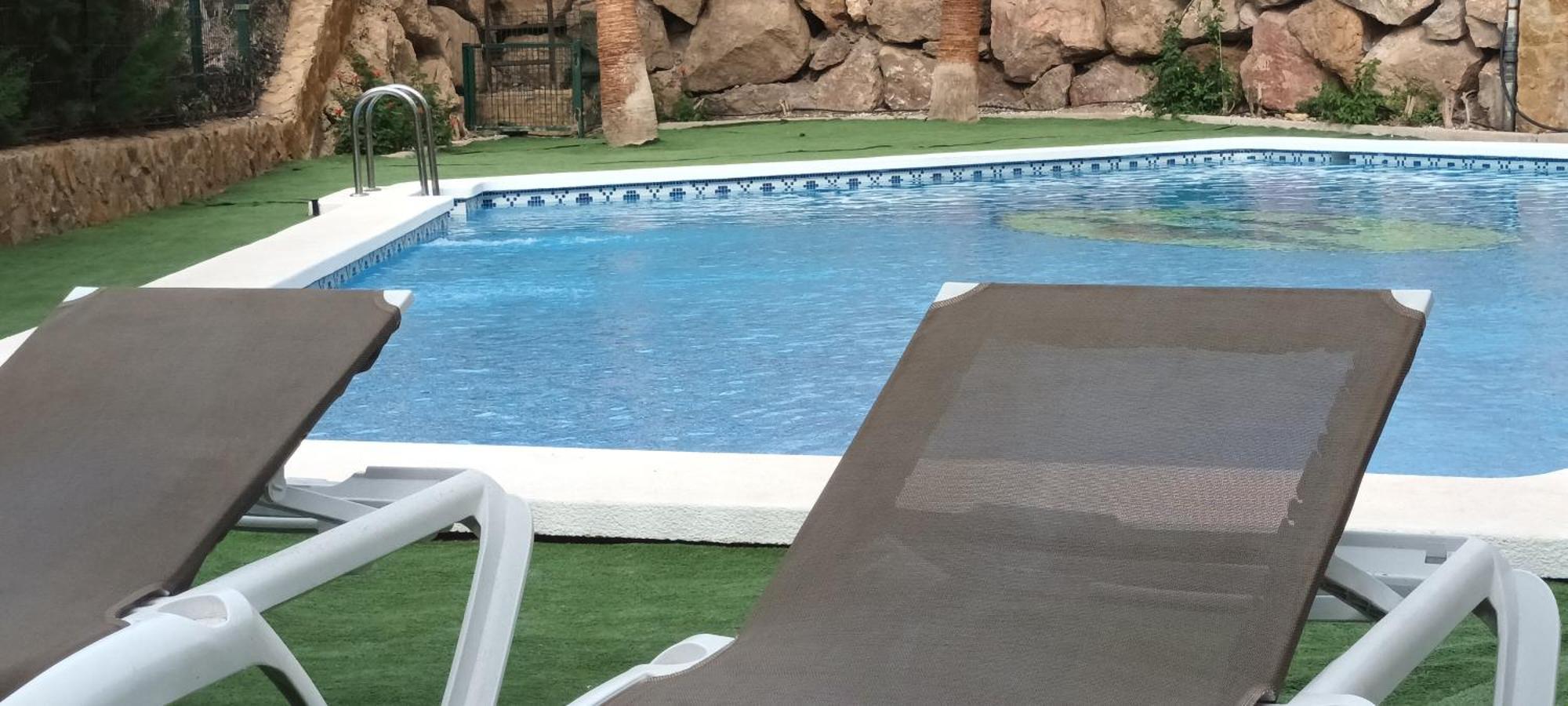 Apartamento Tranquilo Cerca De Buena Piscina Y Con Buen Aire Acondicionado Aguilas Exterior photo